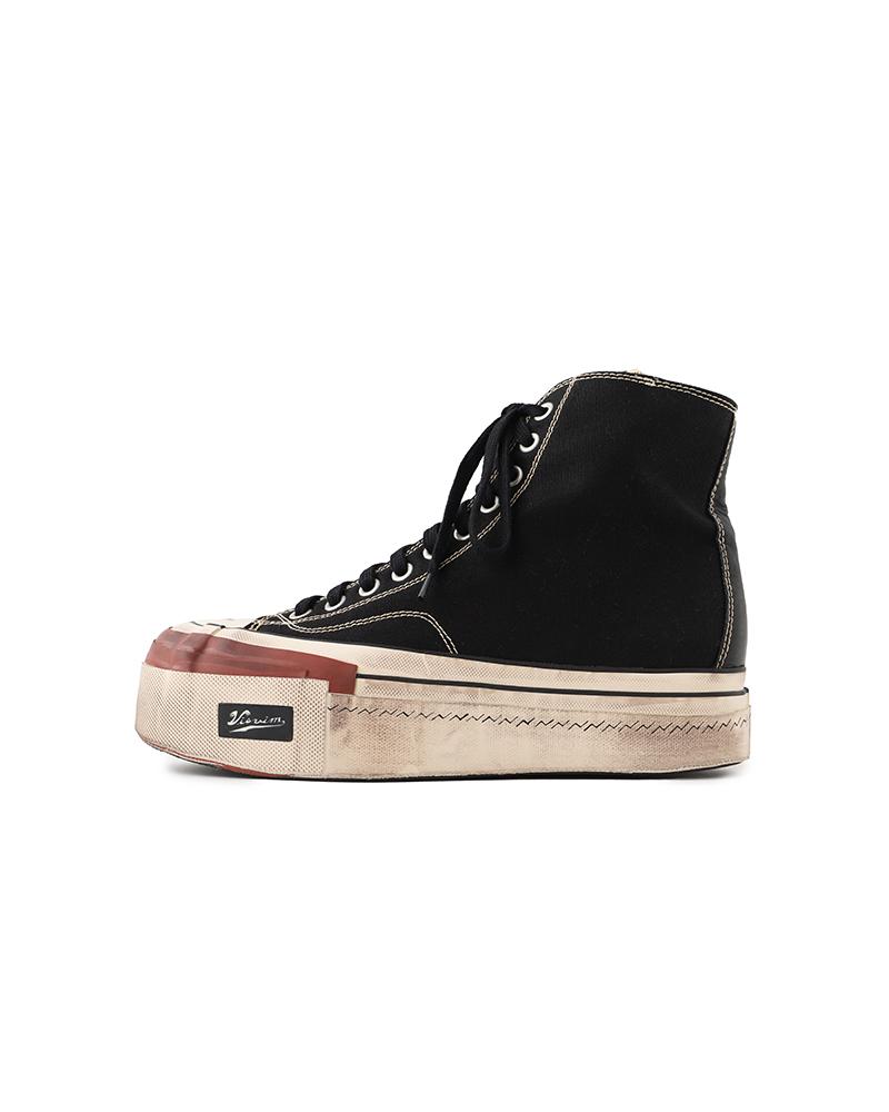 19SS visvim SKAGWAY HI PATTEN BLACK US10 28cm 美品 スニーカー